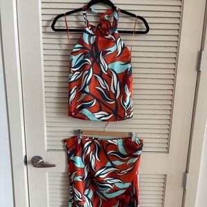 Women's Halter Neck top set